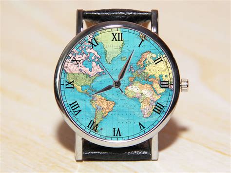 world map watch